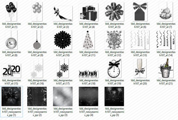 Designer Stash 107 - New Years Mix - cu4cu/cu - Click Image to Close
