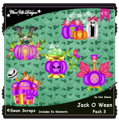 Jack O Ween CU/PU Pack 3