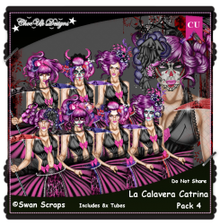 La Calavera Catrina CU/PU Pack 4