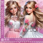AI - GIRLS PACK CU023 (CU4PU/PNG)
