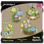 Spring Baskets Elements CU/PU Pack 4