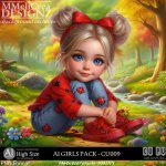 AI - GIRLS PACK CU009 (CU4PU/PNG)