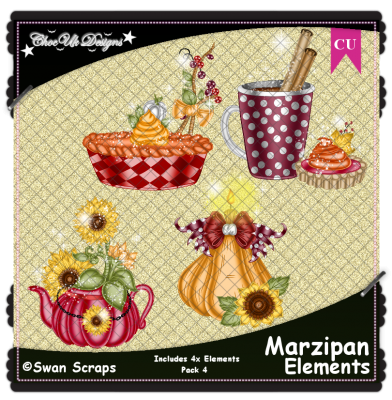 Marzipan Elements CU/PU Pack 4