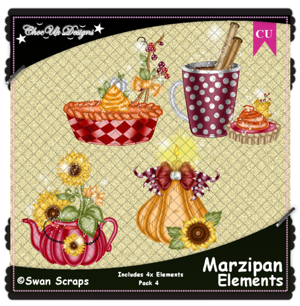 Marzipan Elements CU/PU Pack 4 - Click Image to Close