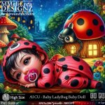 AI - CU Baby LadyBug Baby Doll (CU4PU/PNG)