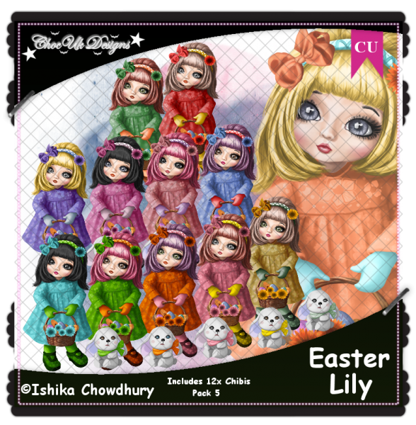 Easter Lily CU/PU Pack 5 - Click Image to Close