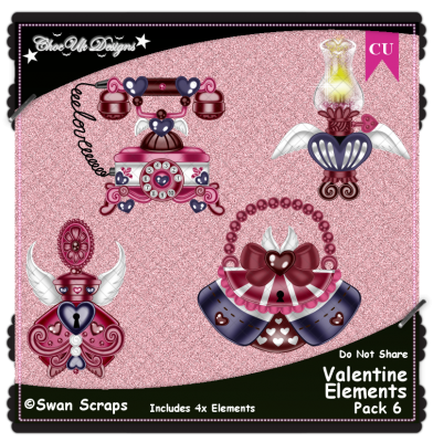 Valentine Elements CU/PU Pack 6