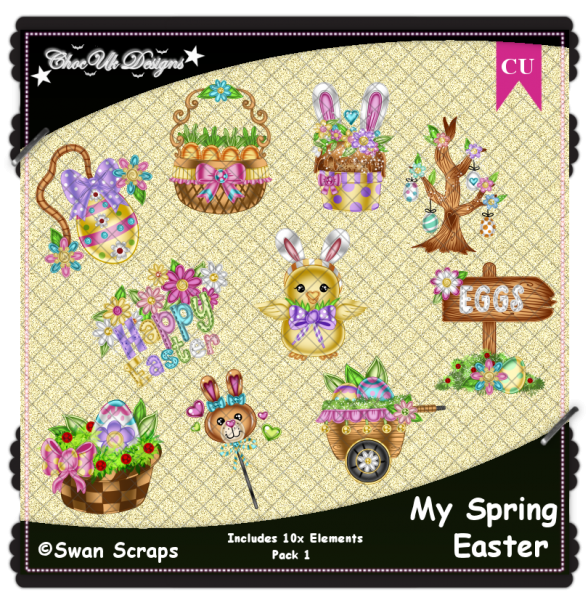 My Spring Easter Elements CU/PU Pack 1 - Click Image to Close