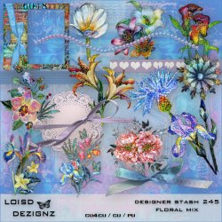 Designer Stash 245 - Floral Mix - cu4cu/cu/pu