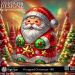 AI - Wrapped Christmas - CU001 (CU4PU/PNG/PACK)