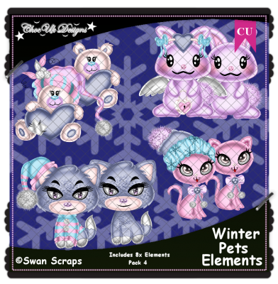 Winter Pets Elements CU/PU Pack 4