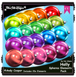 Holly Spheres Elements CU/PU Pack