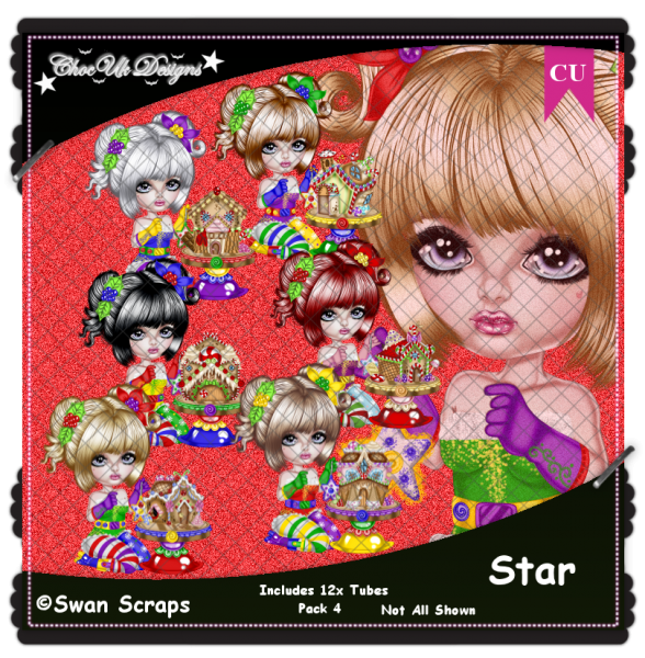 Star CU/PU Pack 4 - Click Image to Close