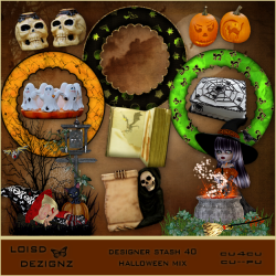 Designer Stash 40 - Halloween Mix - CU4CU / PU