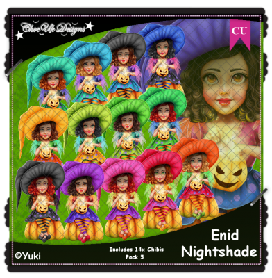 Enid Nightshade CU/PU Pack 5