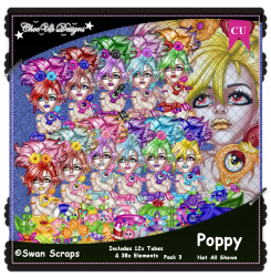 Poppy CU/PU Pack 3