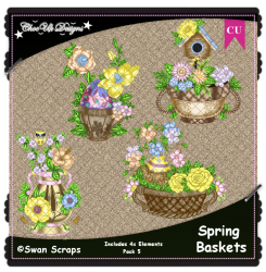 Spring Baskets Elements CU/PU Pack 5