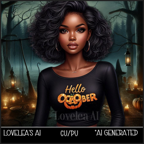 HELLO OCTOBER HALLOWEEN 1A - Click Image to Close