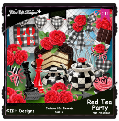 Red Tea Party CU/PU Pack