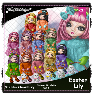 Easter Lily CU/PU Pack 6