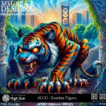 AI - CU Zombie Tigers (CU4PU / PNG)