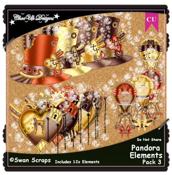 Pandora Elements CU/PU Pack 3 - Click Image to Close