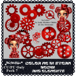 Color Me In Steam CU/PU Becky & Elements Pack 7