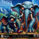 AI - CU Zombie Elephants (CU4PU / PNG)