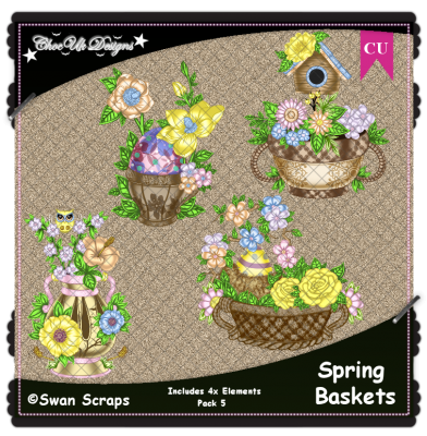 Spring Baskets Elements CU/PU Pack 5