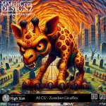 AI - CU Zombie Giraffes (CU4PU / PNG)