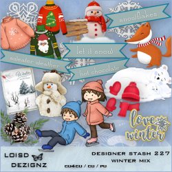 Designer Stash 227 - Winter Mix - cu4cu/cu/pu