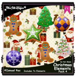 Christmas Elements CU/PU Pack 4 Christmas Elements CU/PU Pack 4