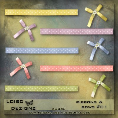 Ribbons & Bows #01 - CU4CU/CU /PU