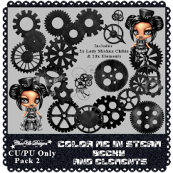 Color Me In Steam CU/PU Becky & Elements Pack 2