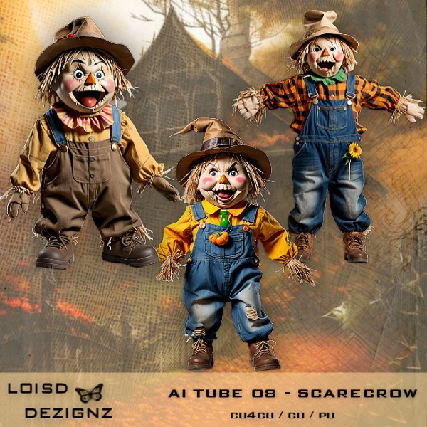 AI Tubes 08 - Scarecrows - cu4cu/cu/pu - Click Image to Close