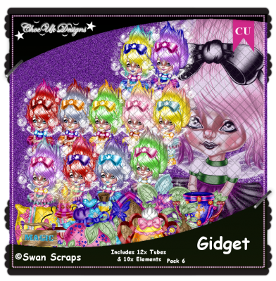 Gidget CU/PU Pack 6