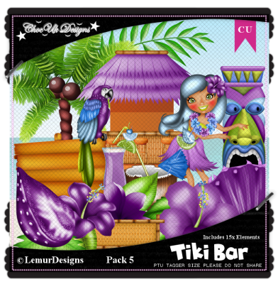 Tiki Bar CU/PU Pack 5