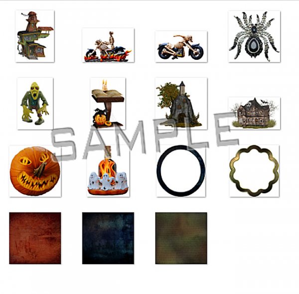 Designer Stash 42 - Halloween/Gothic Mix - CU4CU / PU - Click Image to Close