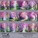 Designer Backgrounds 81 - Blossom Trees - cu4cu/cu/pu