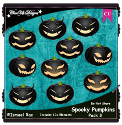 Spooky Pumpkins CU/PU Pack 3 Spooky Pumpkins CU/PU Pack 3