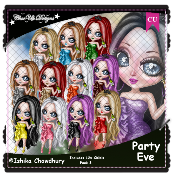 Party Eve CU/PU Pack 3 - Click Image to Close