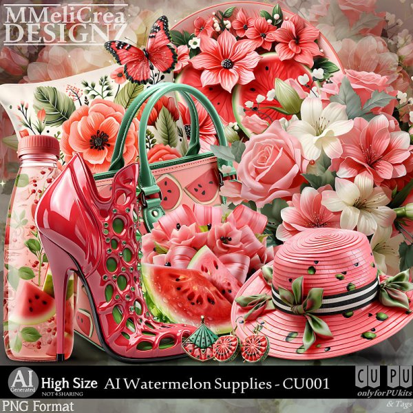 AI - Watermelon - CU001 (CU4PU/PNG/PACK) - Click Image to Close