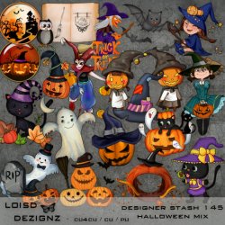 Designer Stash 145 - Halloween Mix - cu4cu/cu/pu