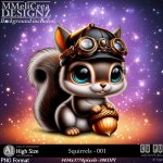 AI - Squirrels - CU001 (CU4PU/PNG)