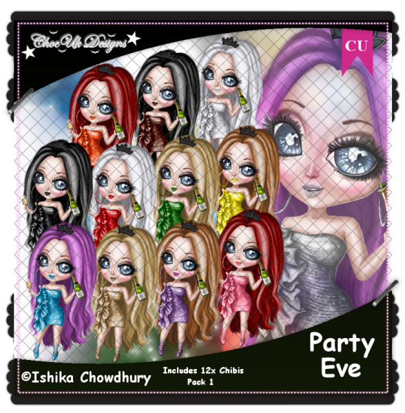 Party Eve CU/PU Pack 1 - Click Image to Close