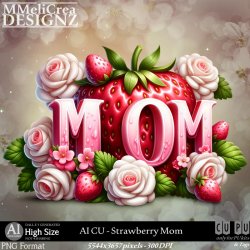 AI - CU Strawberry Mom (CU4PU/PNG)