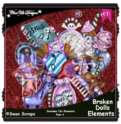 Broken Dolls Elements CU/PU Pack 4