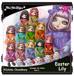 Easter Lily CU/PU Pack 2