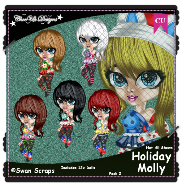 Holiday Molly CU/PU Pack 2 - Click Image to Close