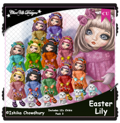 Easter Lily CU/PU Pack 3